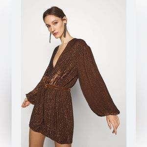 Retrofete NWT Gabrielle, Size Small, Bronze